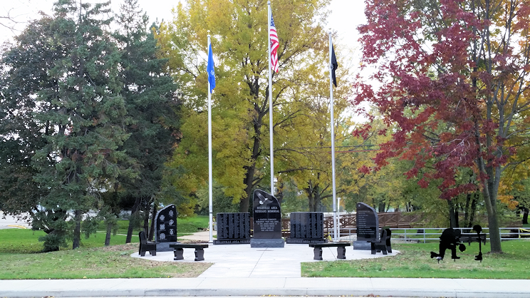 Veterans Memorial Park in Belleville, WI